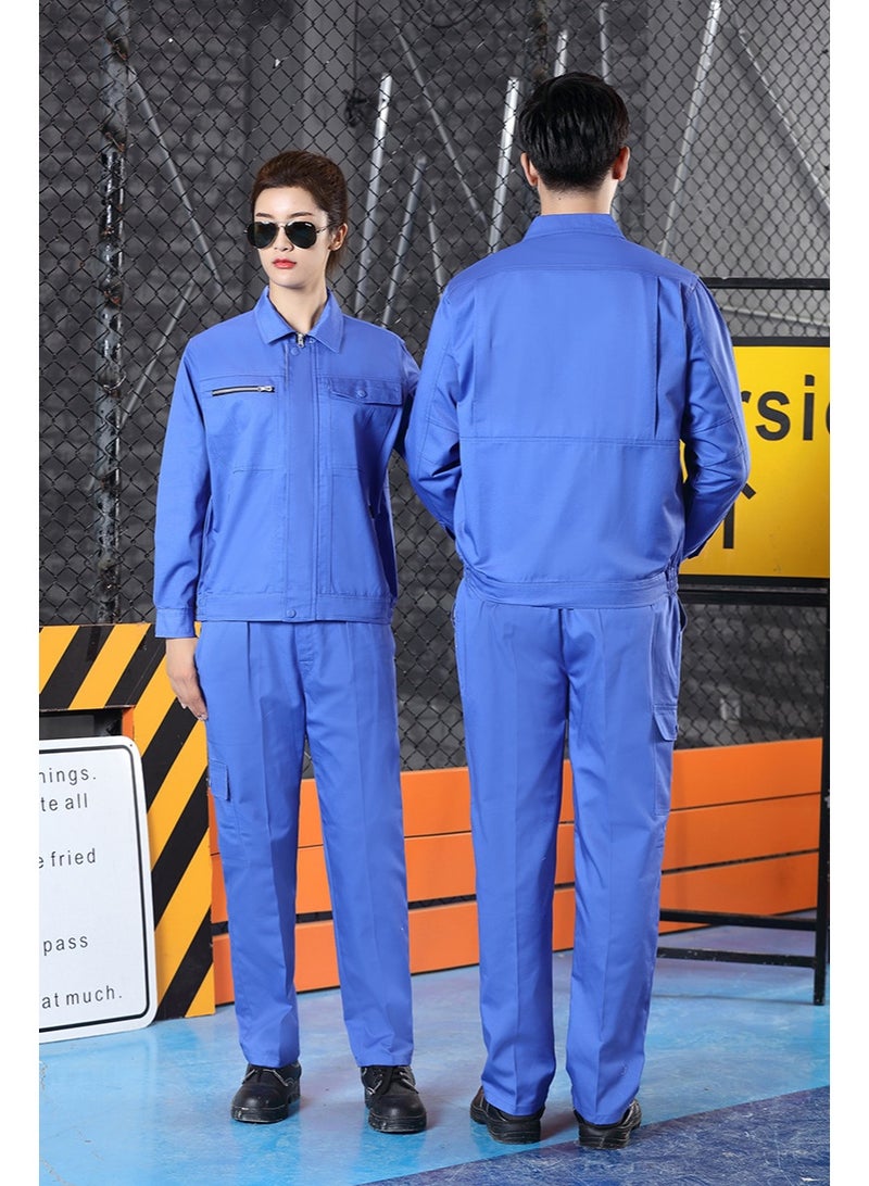 NIBEMINENT Men Women Car Workshop Work Clothes Mechanic Uniform Overalls Repair Wear Coveralls Welding Uniformes De Trabalho Jacket+pants - Image 2
