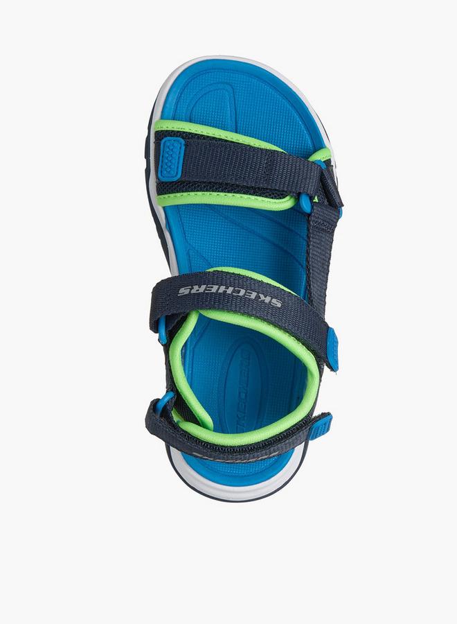 SKECHERS Boys Tread Seeker Hook And Loop Strap School Sandals - Image 2