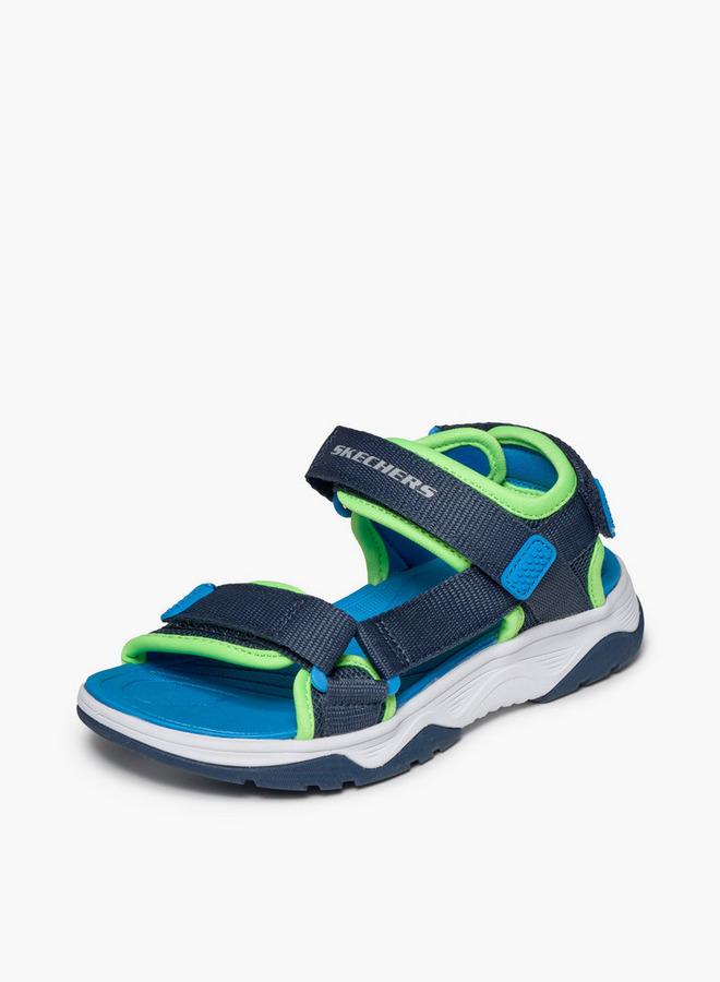 SKECHERS Boys Tread Seeker Hook And Loop Strap School Sandals - Image 4