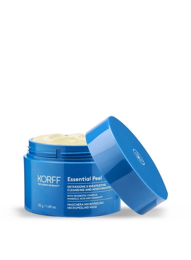 Korff Essential Peel Micropeeling Mask 50g Gentle Exfoliating Face Mask Removes Dead Skin Cells Refines Pores Boosts Skin Renewal Smooth Texture and Radiant Glow - Image 1