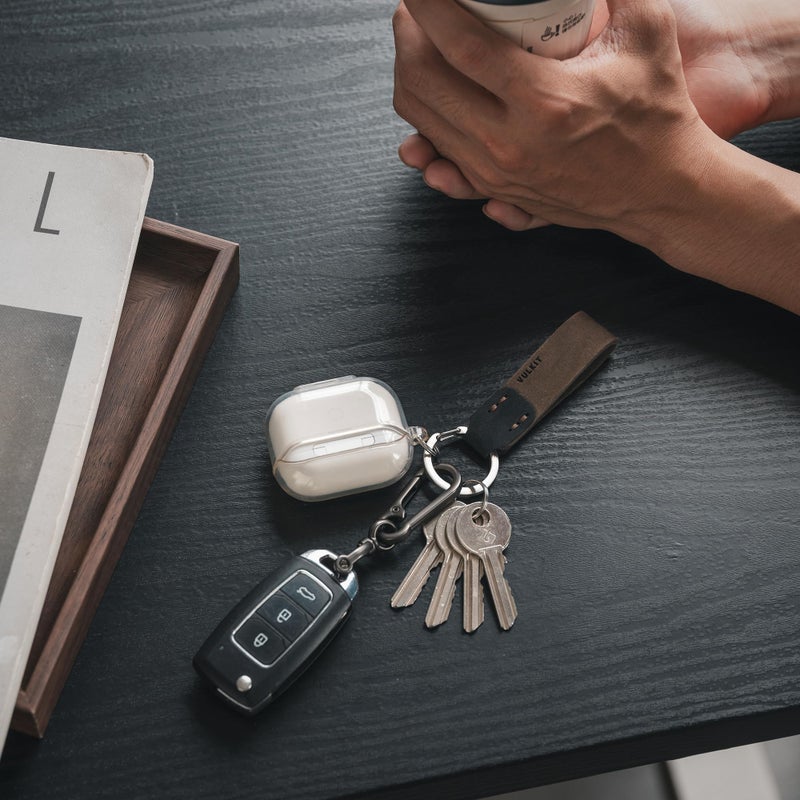 VULKIT Genuine Leather Keychain for Men & Women Everyday Carry Accessories - Image 2