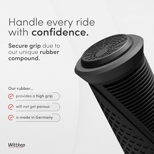 Wittkop 2K Bike Grips - German Engineering for Optimal Performance, Weather Resistant Handlebar Grips for Comfort and Style - Image 4