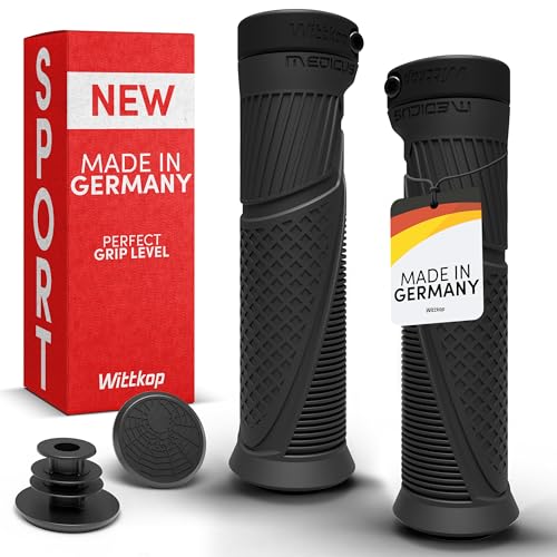 Wittkop 2K Bike Grips - German Engineering for Optimal Performance, Weather Resistant Handlebar Grips for Comfort and Style - Image 1