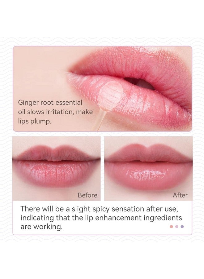 She Loves Ginger Lip Mask Magical Lip Plumper, Lip Plumping Balm with Beeswax and Vitamin E, DEROL Lip Plumper, Day&Night Use Lip Enhancer for Fuller, Softer Bigger Fuller Lips by Natural Lip Plumper - Image 4
