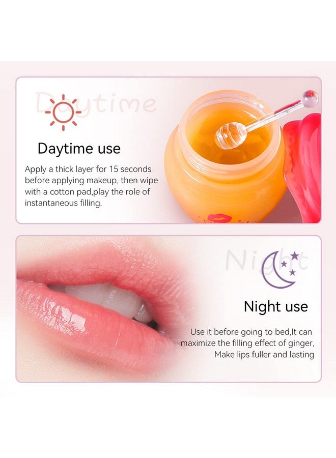 She Loves Ginger Lip Mask Magical Lip Plumper, Lip Plumping Balm with Beeswax and Vitamin E, DEROL Lip Plumper, Day&Night Use Lip Enhancer for Fuller, Softer Bigger Fuller Lips by Natural Lip Plumper - Image 2