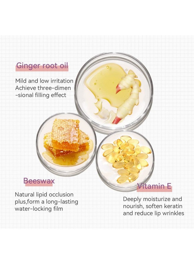 She Loves Ginger Lip Mask Magical Lip Plumper, Lip Plumping Balm with Beeswax and Vitamin E, DEROL Lip Plumper, Day&Night Use Lip Enhancer for Fuller, Softer Bigger Fuller Lips by Natural Lip Plumper - Image 5