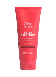 Wella Professionals Invigo Color Brilliance Vibrant Color Conditioner 200Ml - For Coarse Hair  - Image 1