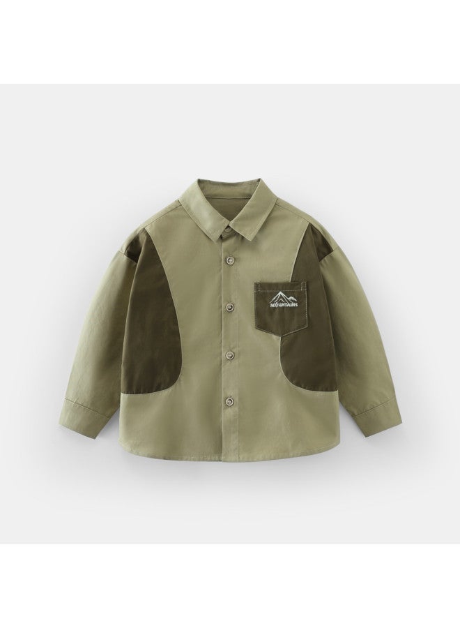 Baby Shirt Boys Long Sleeve Shirt Spring/autumn Style Functional Outdoor Jacket Stylish Girls - Image 2