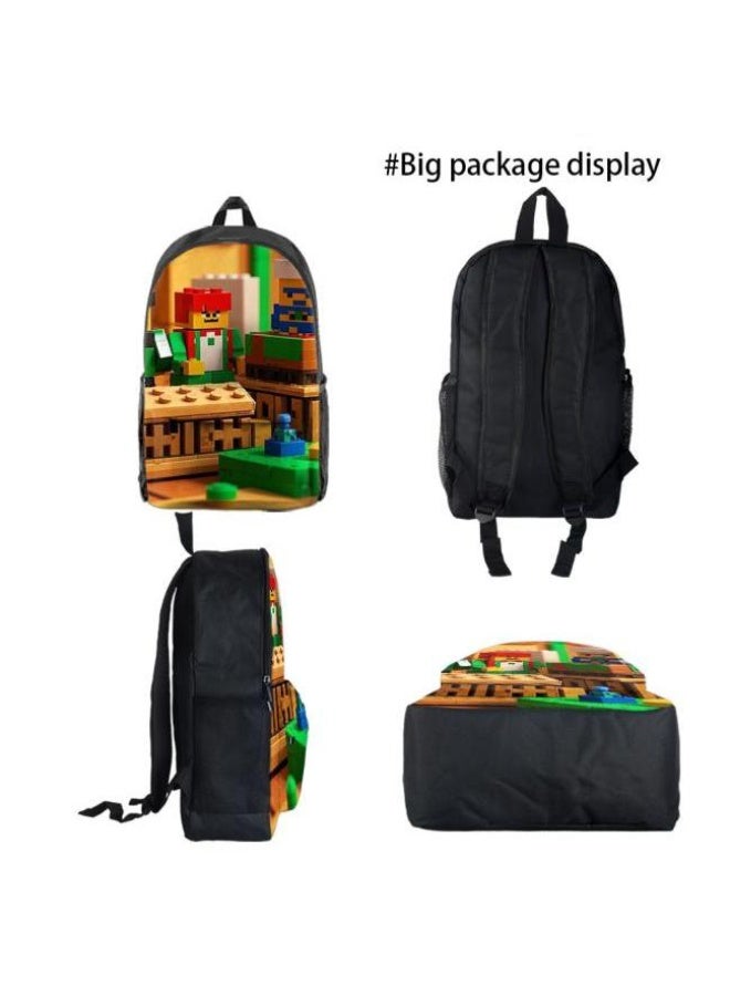 Universal cartoon new three-piece schoolbag - 641  - Image 4