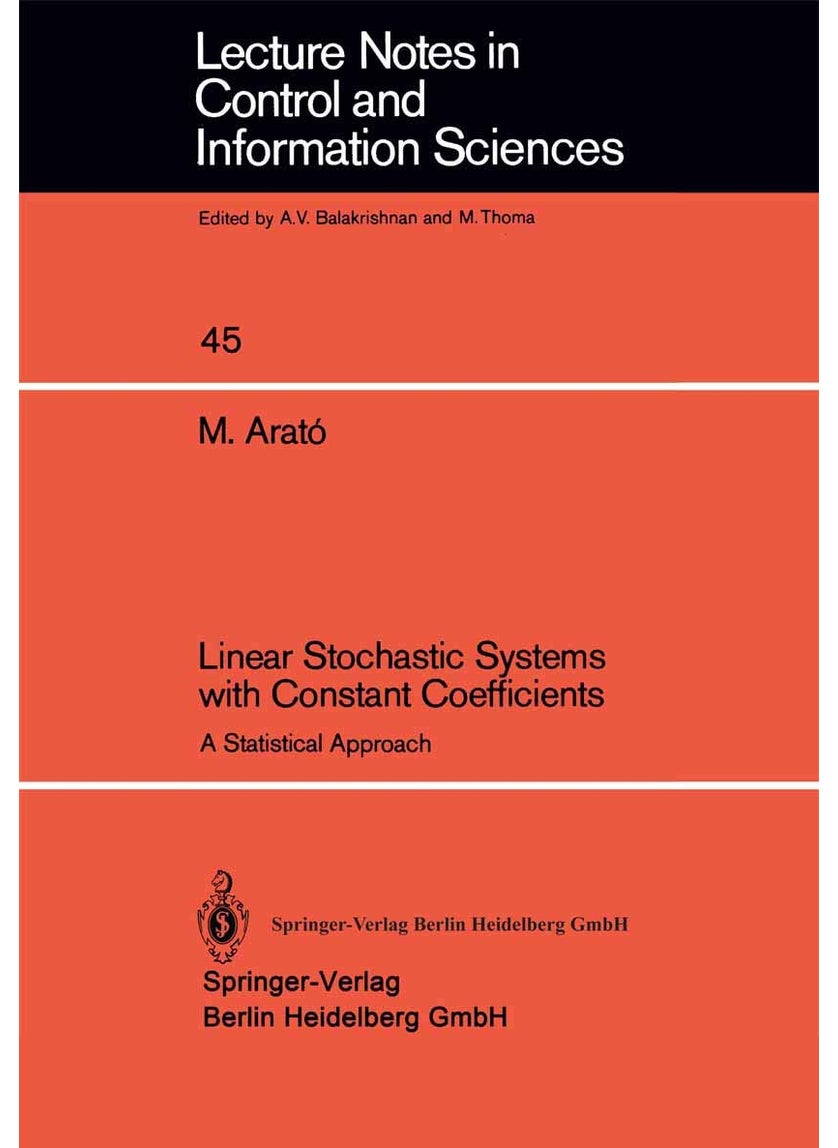 Linear Stochastic Systems with Constant Coefficients: A Statistical Approach 