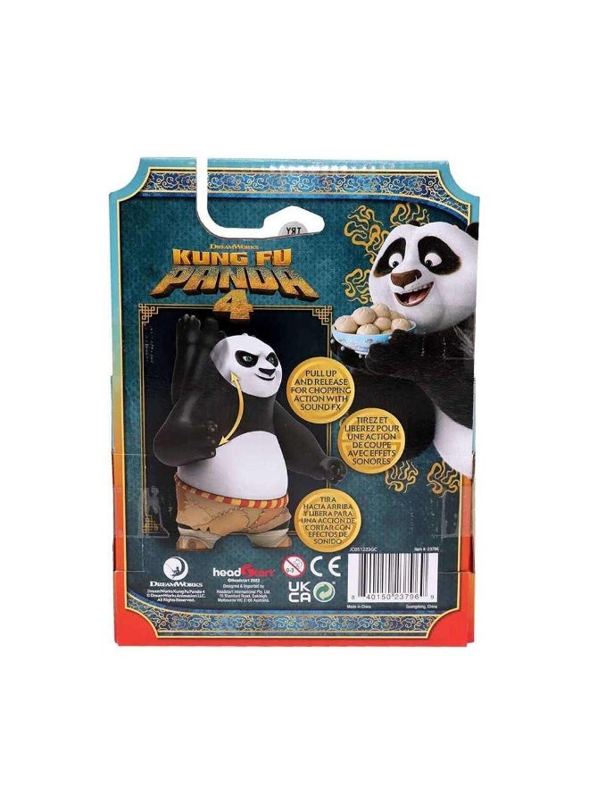 Kung Fu Panda Kung Fu Panda 4 Kung Fu Chopping Po Action Figure with Sound Effects (14 cm)  - Image 2