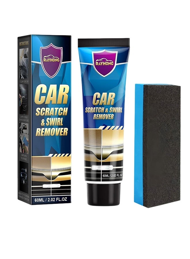 رايهونغ مجموعة إزالة الخدوش للسيارة ، 60 مل لصق إصلاح الخدوش للسيارة ، لصق إزالة الخدوش لإصلاح الخدوش للسيارات ، لصق إصلاح الخدوش ، لصق إصلاح الخدوش ، لصق إصلاح الخدوش - Image 1
