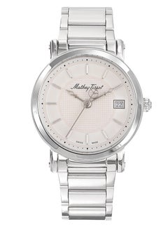 Mathey-Tissot City Metal HB611251MAI Mens Quartz Watch, Analog Display and Stainless Steel Strap, Silver  - Image 1