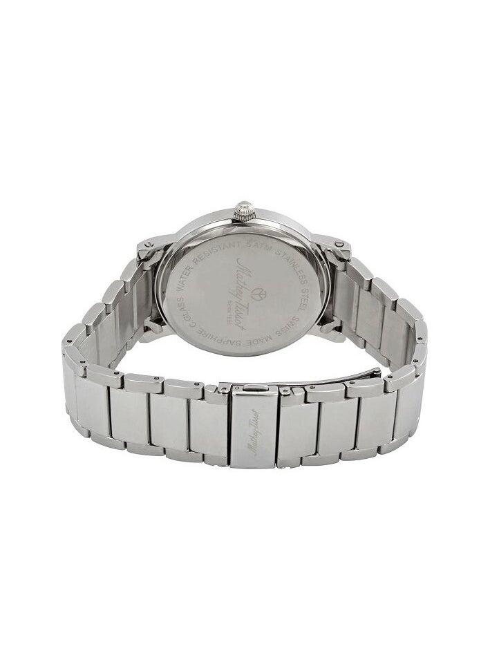 Mathey-Tissot City Metal HB611251MAI Mens Quartz Watch, Analog Display and Stainless Steel Strap, Silver  - Image 3
