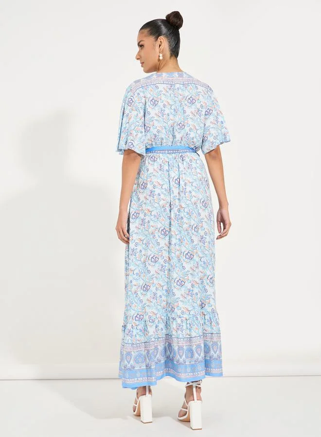 Take Two Floral Print Dress