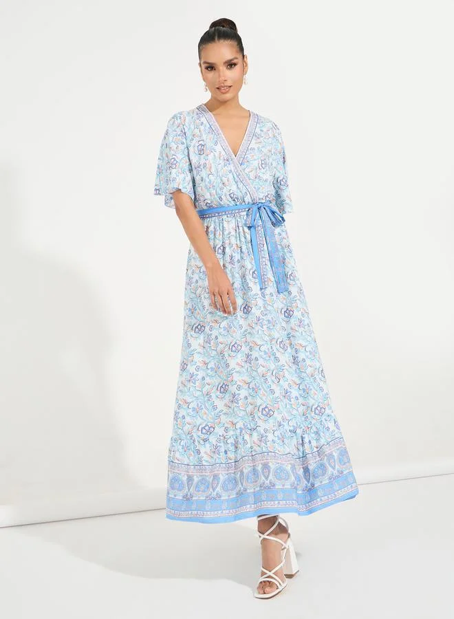 Take Two Floral Print Dress