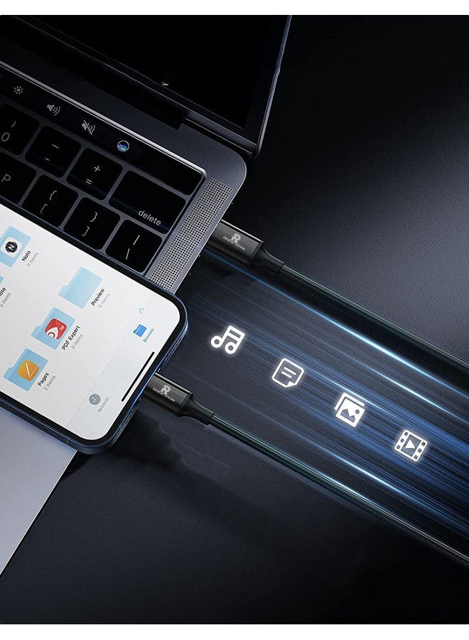 Captaintech 20W Fast Charger USB-C to Lightning Charging Cable (Apple MFi Certified)1m for iPhone 14 13 13 Pro 12 Pro Max 12 11 X XS XR 8 Plus, AirPods Pro Black - Image 5