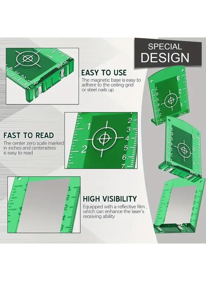Green Magnetic Laser Target Plate For Green Beam Laser Level Accessory - Image 5