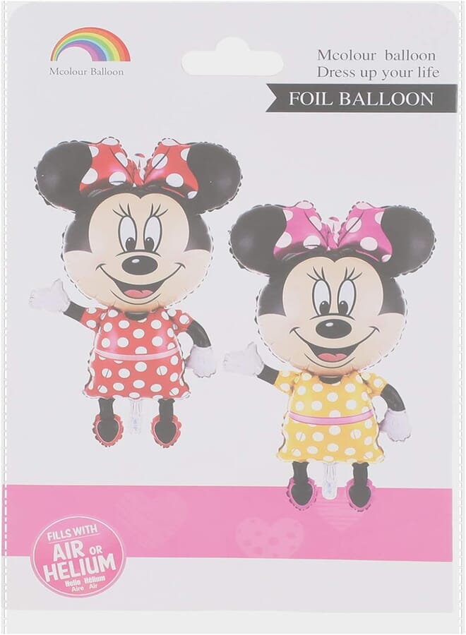 Mcolour Balloon Mcolour Balloon Minnie Mouse Helium Or air Balloon