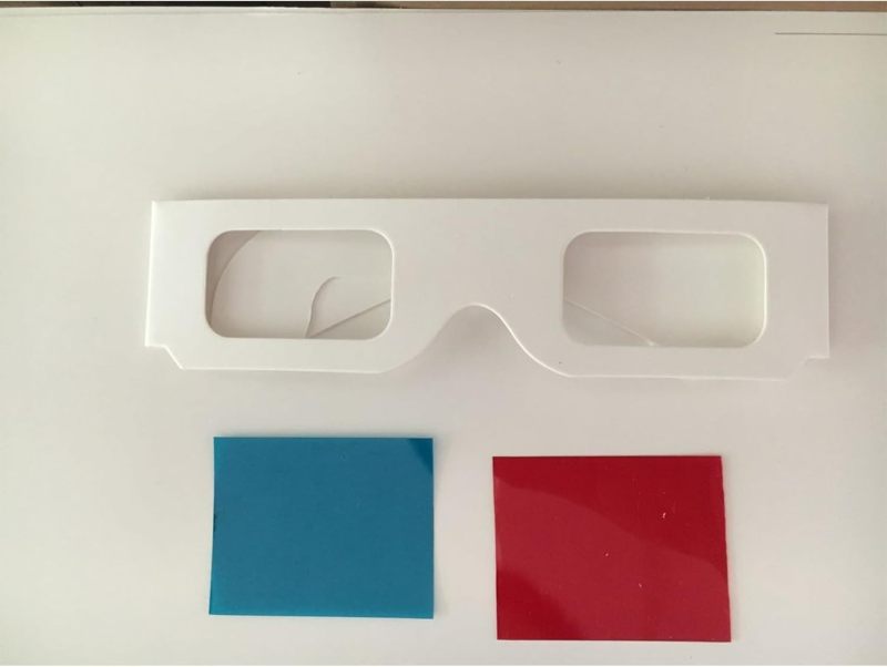 3D Paper Glasses 50 Pairs Lightweight White Cardboard Frame - Immersive Red Cyan Anaglyph Design 3D Viewing Glasses for Home Events Commercial 3D Content Enjoyment - Image 3