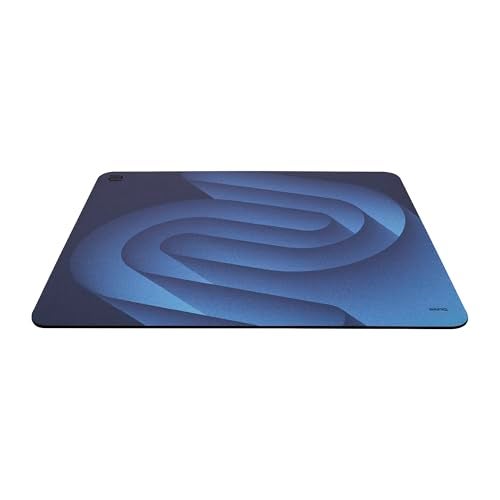 BenQ G-SR-SE Blue II Large Esports Gaming Mouse Pad, Humidity Resistance Color Cloth, Smooth Glide Feeling with Steady Control, Non-Stitched Edges, Uniform high-Density Rubber (Blue) - Image 1