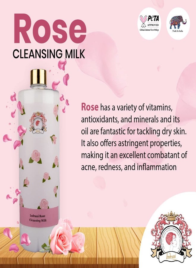 Indrani Cosmetics Rose Cleansing Milk 1 L - Image 3