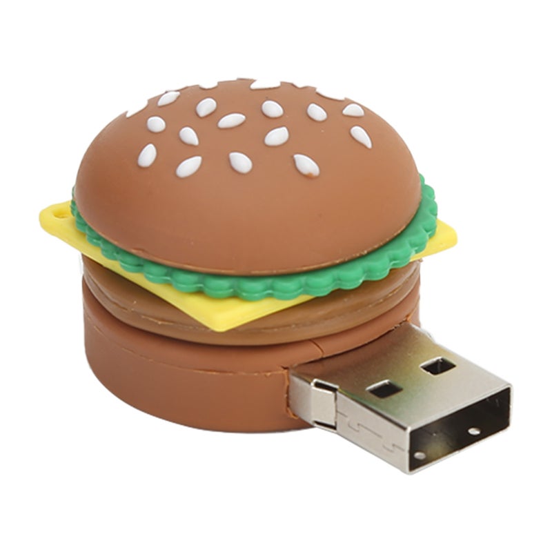 USB 2.0 Flash Drive Hamburger Shape Memory Stick 3D Cartoon Design Cute for Notebook Tablet16GB - Image 4