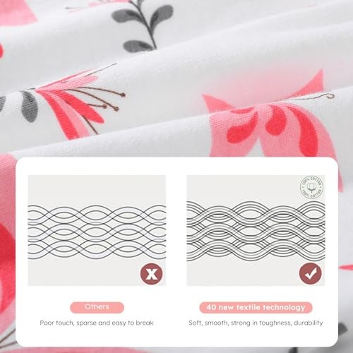 Yoofoss Baby Sleep Sack 0-6 Months Long Sleeve Wearable Blanket Baby 100% Organic Cotton 2-Way Zipper 0.5 Tog Newborn Sleeping Sack, Lightweight(Small) - Image 4