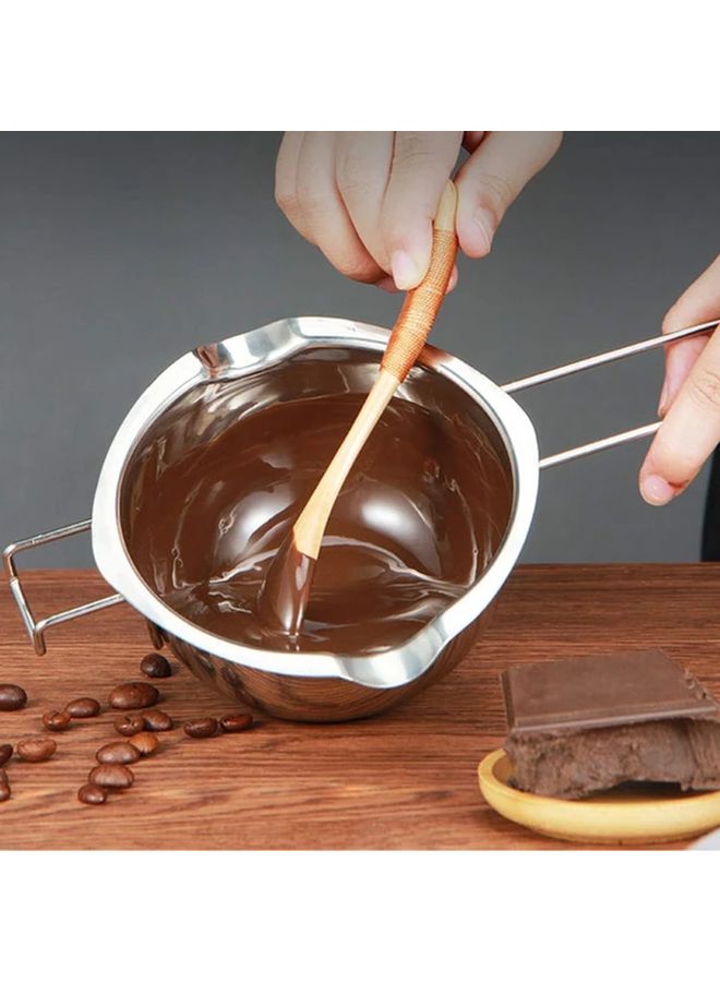 Stainless Steel Double Boiler Pot 600ml For Melting Chocolate Candy Wax Candle Soap - Image 1