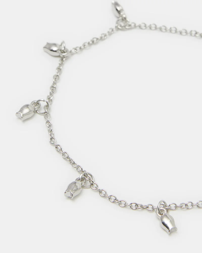 REDTAG Women Silver Embellished Anklet
