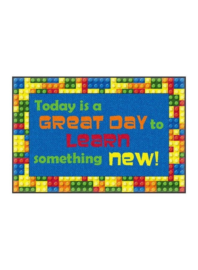 Flagship Carpets Childrens Multicolor Welcome Mat For Classroom Or Kids Home School Room Kids Room And Playroom Or Entryway Rug 2' X 3' Great Day To Learn - Image 2
