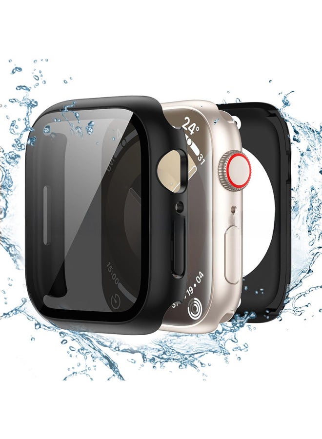 For Apple Watch S10 Waterproof Case Iwatch S7/8/9 Case Film All-in-one 360 Watch Protective Case - Image 1