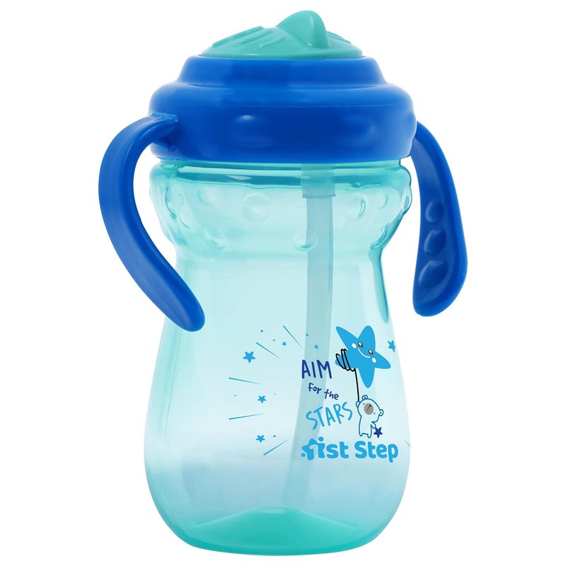 1ST STEP BPA Free Straw Sipper Cup with Twin Handle (Mint Green) - Image 5