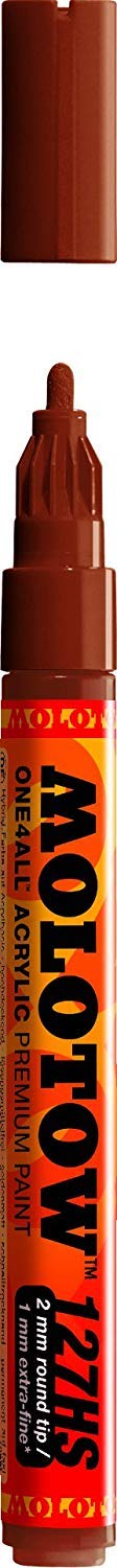Molotow ONE4ALL Acrylic Paint Marker 2mm Hazelnut 1 Each 127210