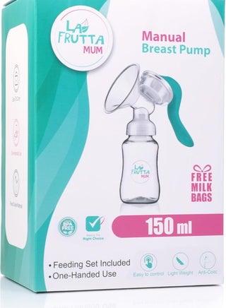 La FruttaNew Manual Breast Milk Pump, one size , Silicone Nipple, White - pzsku/ZE2AA9C38DA00207E6AA3Z/45/_/1738014287/47b41a1c-bc17-48cf-9ba7-b1bbffc53c06