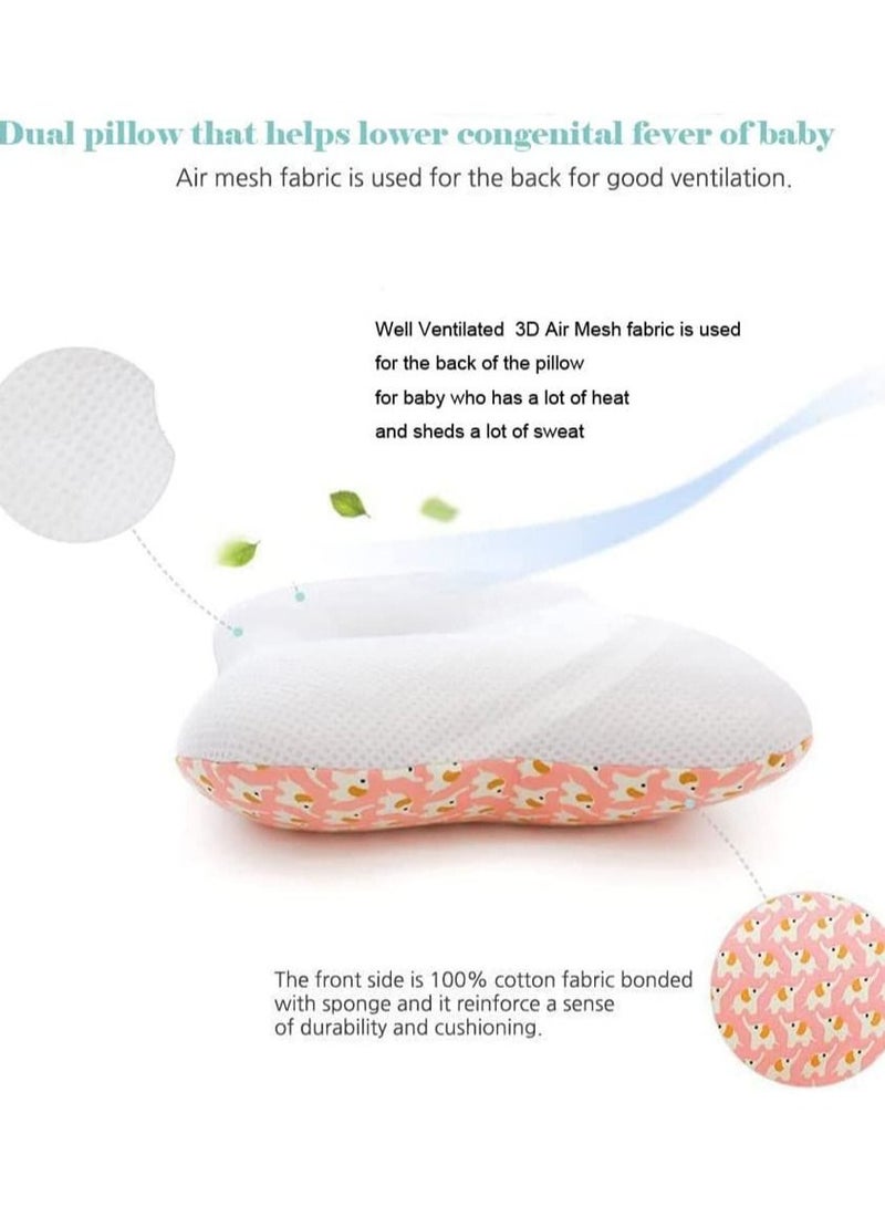 Excefore Soft Hypoallergenic Baby Pillow with Organic Cotton Cover - Machine Washable (Animal World) - Image 3