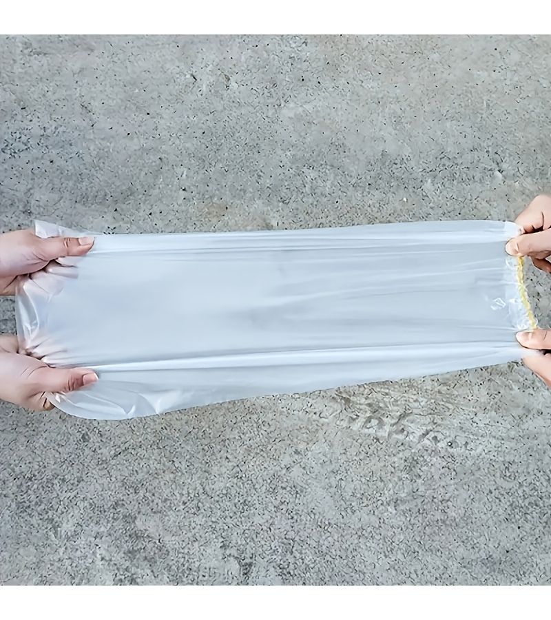8 Pack Transparent PVC Sandproof Shoe Covers White Slip Resistant Washable Disposable High Quality Ideal for Outdoor Use Rainy Days Sports Casual Wear Rain Boots Sneakers - Image 4