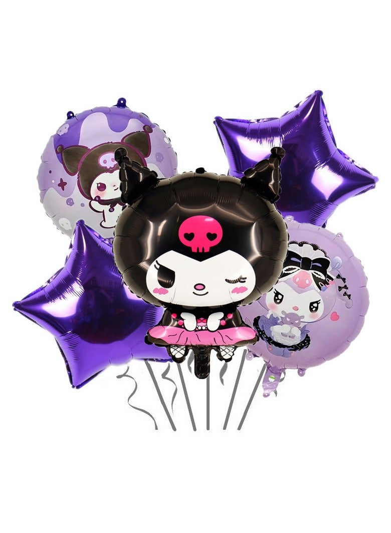 Party Children's cartoon fantasy Sanrio shape aluminum film balloon birthday party background decoration supplies