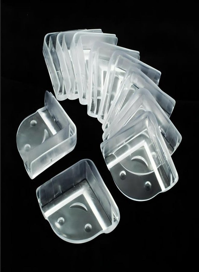 SYGA Set of 12 Transparent C Shape Baby Safety Corner Gaurd Baby Proofing Corner Protector - Image 5