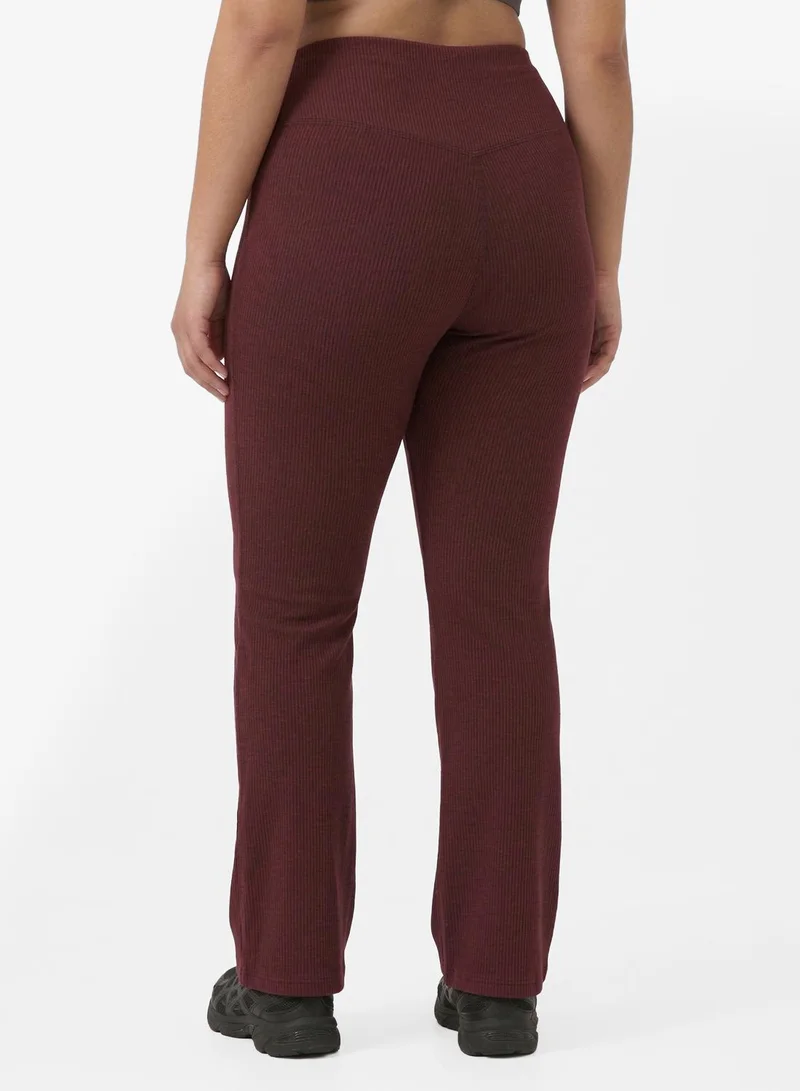 Frwd  FRWD Plus High Rise Seamless Sculpting Flared Leggings for Women | Best Price UAE