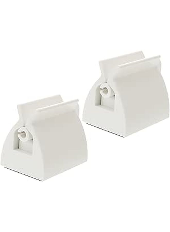 Automatic Toothpaste Dispenser And Squeezer Easy Use For Bathroom White - Image 1