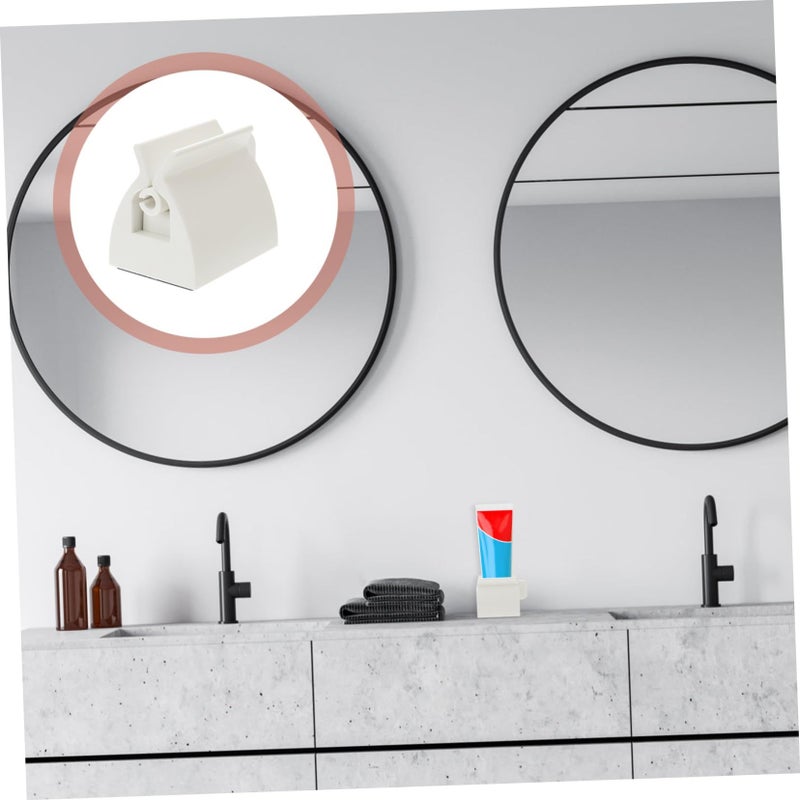 Automatic Toothpaste Dispenser And Squeezer Easy Use For Bathroom White - Image 4
