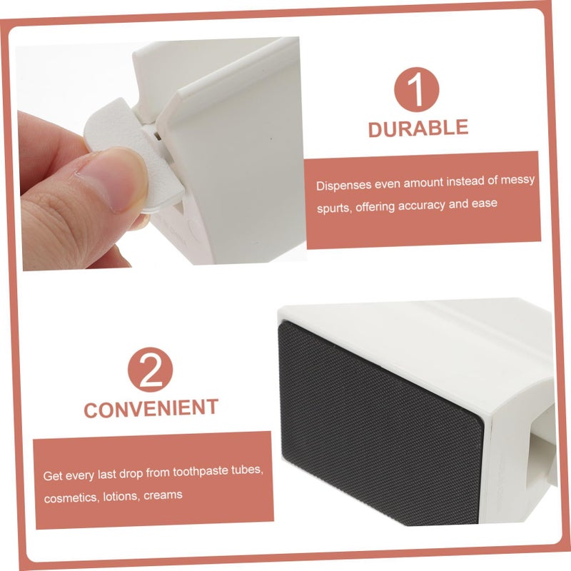 Automatic Toothpaste Dispenser And Squeezer Easy Use For Bathroom White - Image 5
