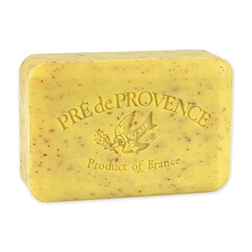 Pre de Provence Artisanal Soap Bar Enriched with Organic Shea Butter Natural French Skincare Quad Milled for Rich Smooth Lather 88 Ounce Lemongrass - Image 2