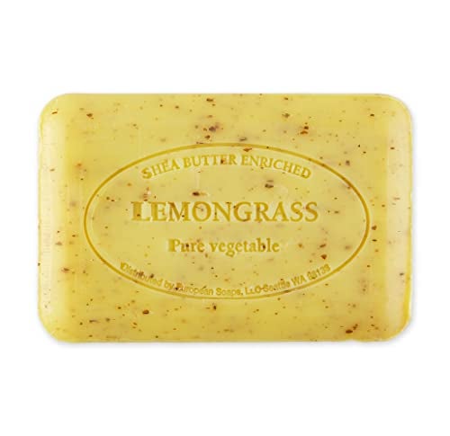 Pre de Provence Artisanal Soap Bar Enriched with Organic Shea Butter Natural French Skincare Quad Milled for Rich Smooth Lather 88 Ounce Lemongrass - Image 5