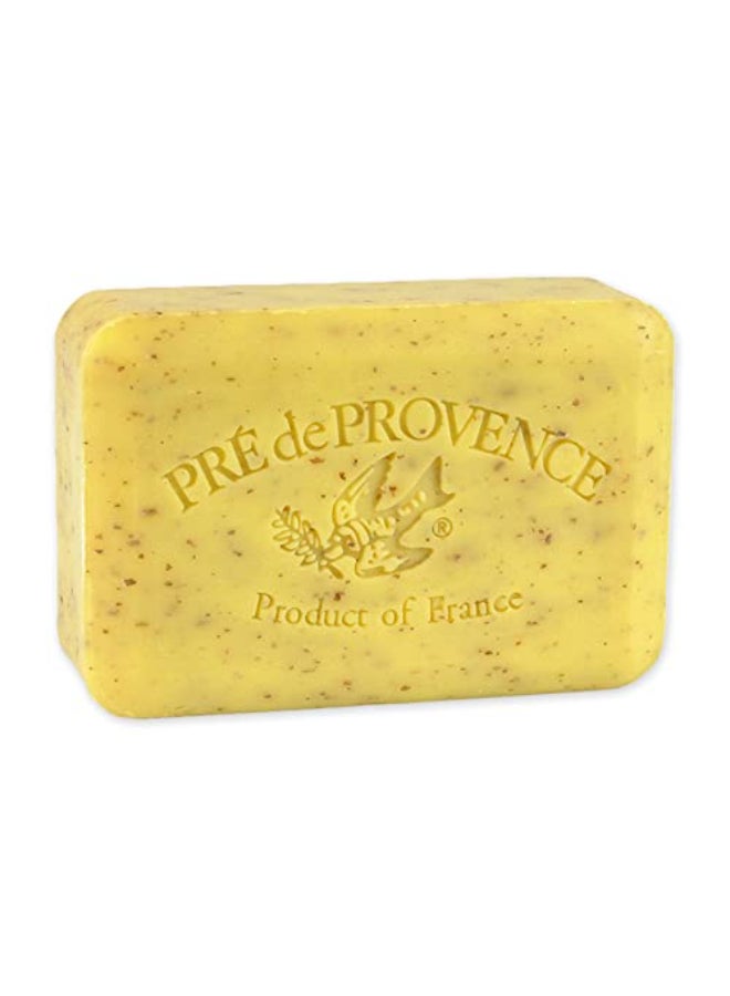 Pre de Provence Artisanal Soap Bar Enriched with Organic Shea Butter Natural French Skincare Quad Milled for Rich Smooth Lather 88 Ounce Lemongrass - Image 1