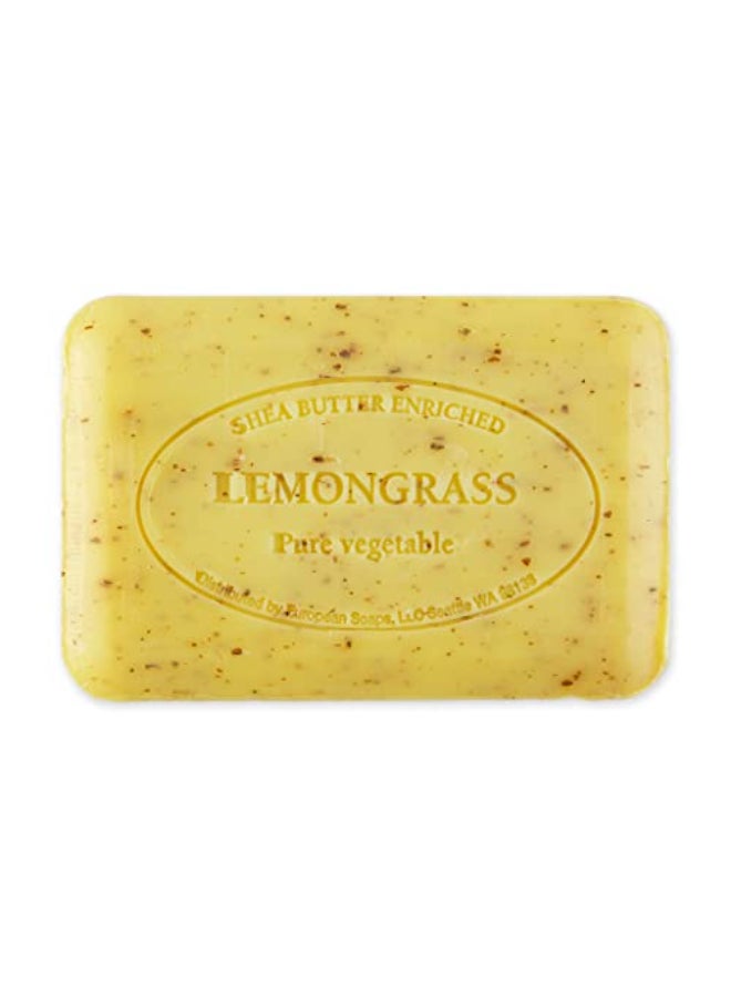 Pre de Provence Artisanal Soap Bar Enriched with Organic Shea Butter Natural French Skincare Quad Milled for Rich Smooth Lather 88 Ounce Lemongrass - Image 4