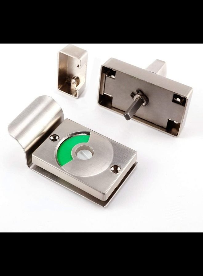 عباسلي قفل باب ديدبولت للخصوصية للمؤشر ، مزلاج قفل من سبائك الزنك بدون مفتاح ، يشير إلى أنه تم احتلاله - Image 2