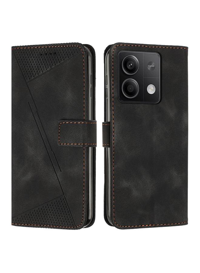 The Bros Case For Xiaomi Redmi Note 13 Dream Triangle Leather Phone Case with Lanyard