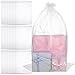 AojSup 30 Pcs Large Organza Bags 16 x 24 Inches Extra Big Organza Drawstring Bags White Mesh Bag for Gifts Wedding Favors Jewelry Party Decor 40 x 60cm - Image 1